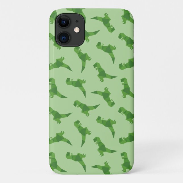 T-Rex Origami Case-Mate iPhone Case (Back)