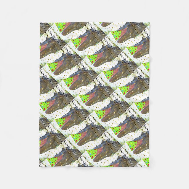 T-Rex Party Animal Fleece Blanket (Front)