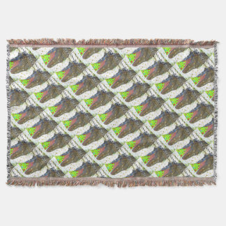 T-Rex Party Animal Throw Blanket