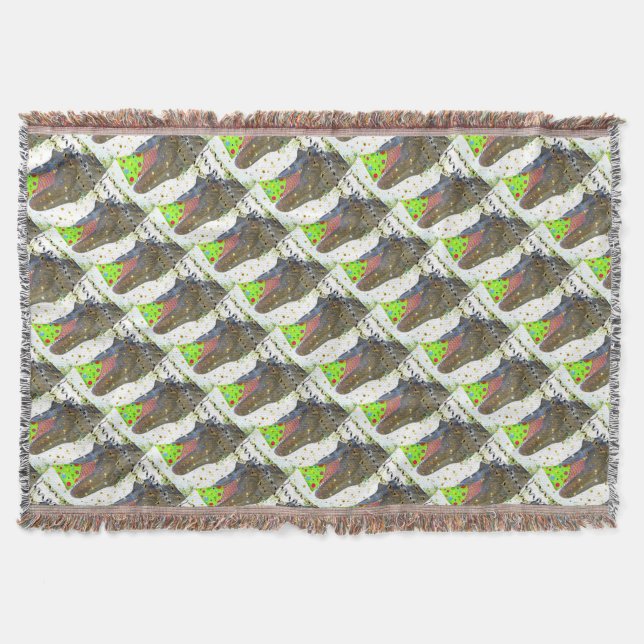 T-Rex Party Animal Throw Blanket (Front)