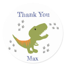 T-rex Party Thank You