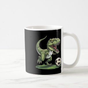 T-rex Playing Soccer Byll, Soccer For Kids Coffee Mug