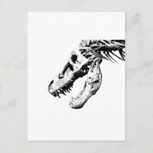 t-rex postcard