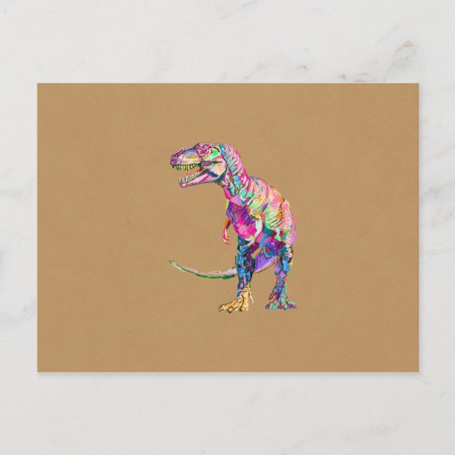 T. rex postcard (Front)