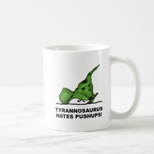 T-Rex Pushups Drôle Mug