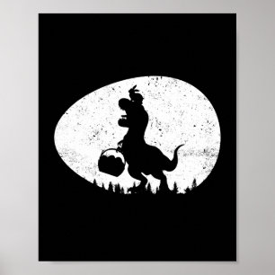 T Rex Rabbit Dinosaur Easter Bunny Egg Boys Kids T Poster
