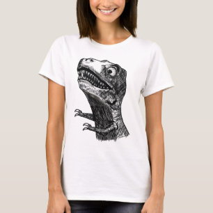 T-Rex Rage Mème - T-Shirt pour dames