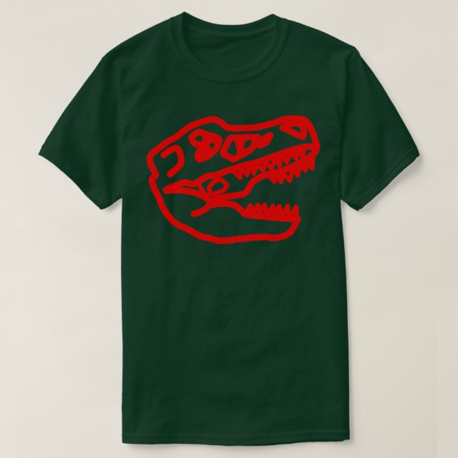 T rex Red T-Shirt (Design Front)