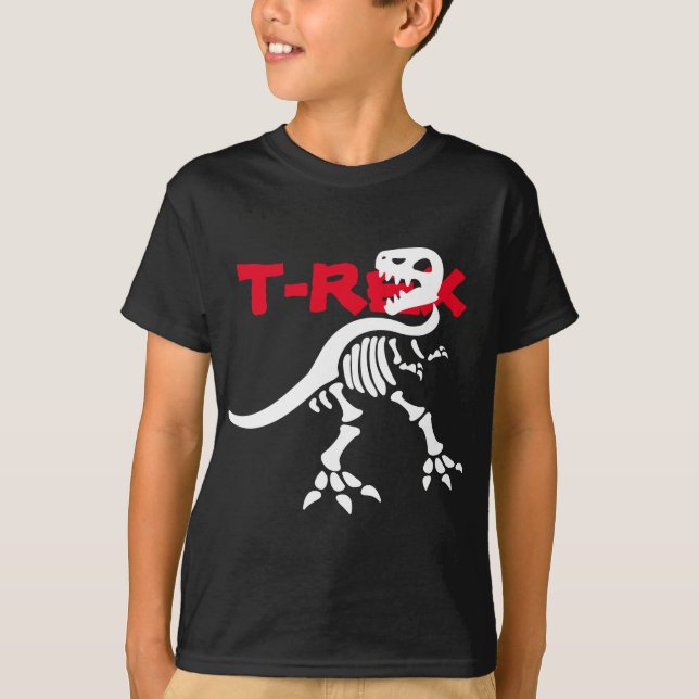 T-rex Skeleton T-Shirt (Front)