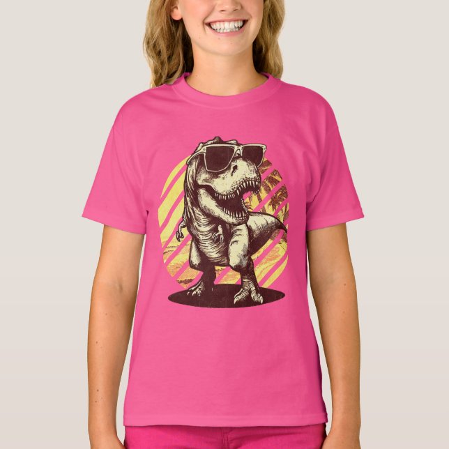 T-Rex Summer Vibes T-Shirt (Front)