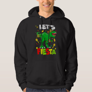 T Rex Tacosaurus Cinco De Mayo Sombrero Dinosaur L Hoodie