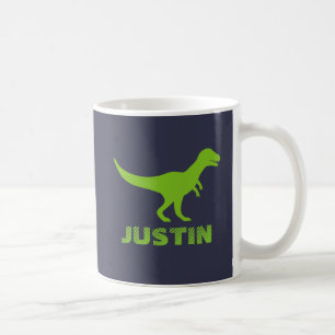 T Rex tasse dinosaure personnalisée avec nom d'en