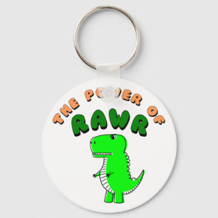 T-Rex The Power Of RAWR Keychain