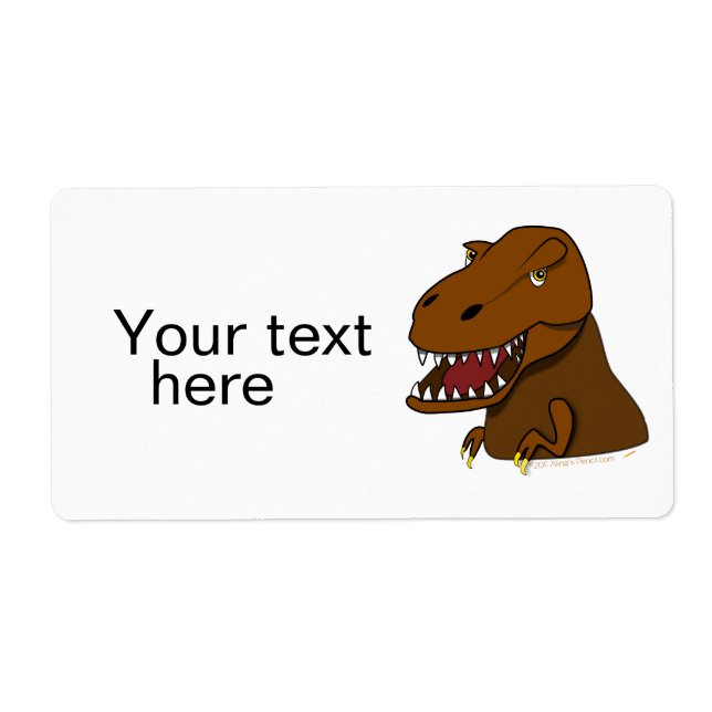 T-Rex Tyrannosaurus Rex Cartoon Scare Dinosaur (Devant)