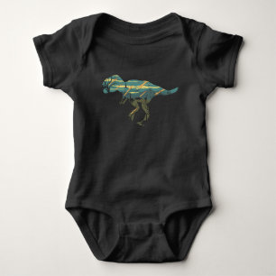 T Rex Tyrannosaurus Rex Dinosaur Meteor Shower Baby Bodysuit
