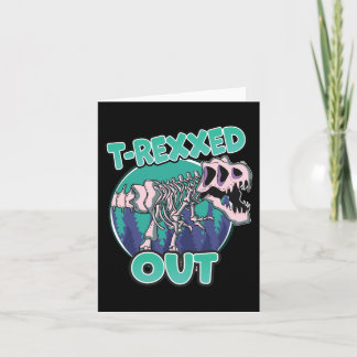 T-Rexxed Out Dinosaur Invitation