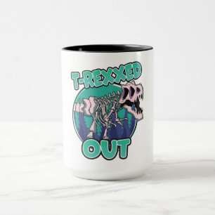 T-Rexxed Out Dinosaur Mug