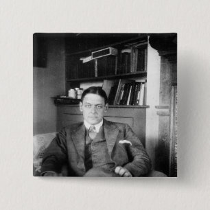 T.S. Eliot 2 Inch Square Button