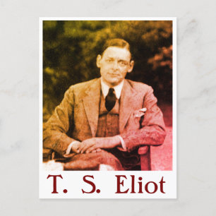 T. S. Eliot Postcard