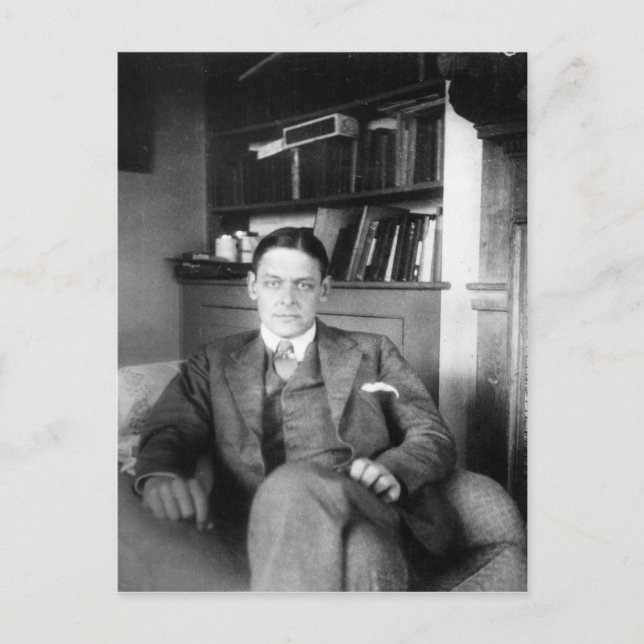 T.S. Eliot Postcard (Front)