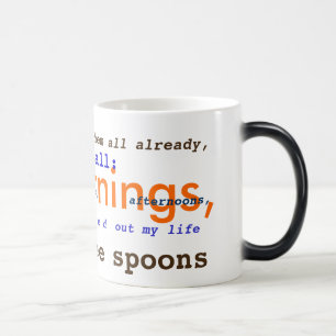 T.S. TASSE MORPHING de POÉSIE d'Eliot PRUFROCK