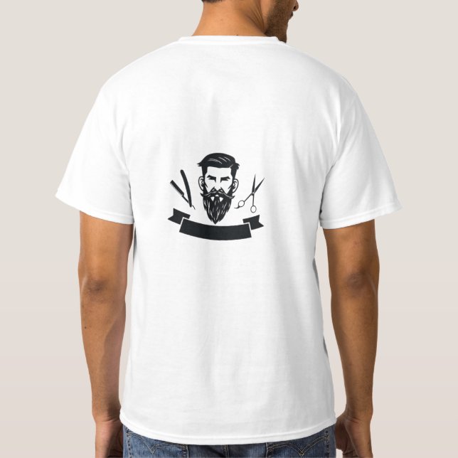 T-shert for barber T-Shirt (Back)