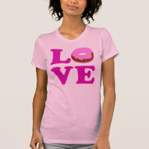 ღ ♥ apparente Love Donut Bella Canvas Jersey T♥ ღ