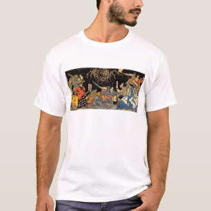 T-shirt お 化 け 蛛, 国, 芳, Monster Spider, Kuniyoshi, Ukiyo-e