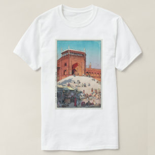 T-shirt ジ ャ マ ー   ・ マ, Jama Masjid, Delhi, Hiroshi Yoshida