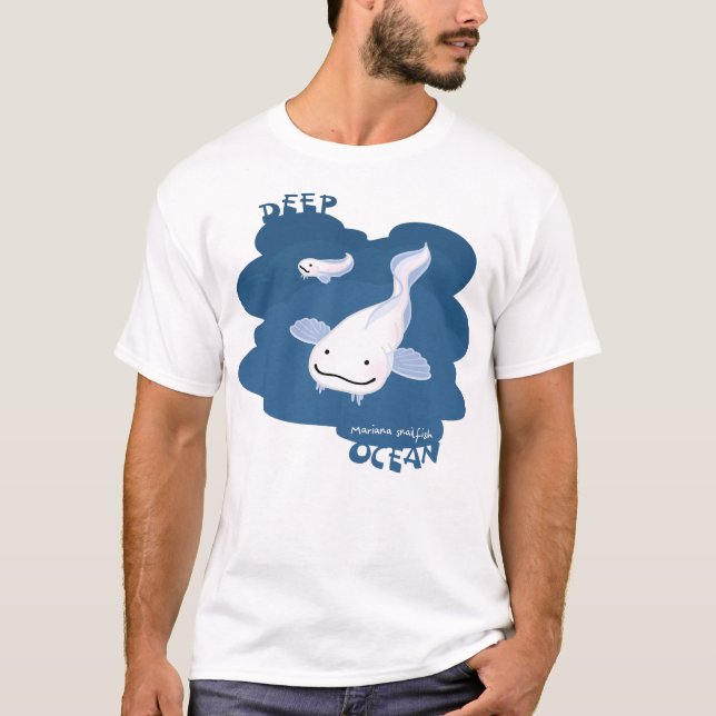 T-shirt 【マリアナスネイルフィッシュ】Mariana snailfish (Devant)