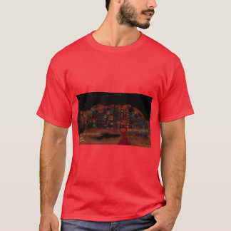 T-shirt 九 龍 城 (La ville fortifiée de Kowloon) de nuit- T-S