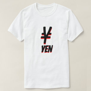 T-shirt ¥ 円 yen japonais blanc