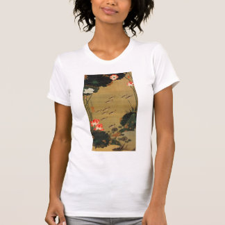 T-shirt 動 植 綵 絵(17)蓮 遊 , de 池