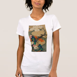 T-shirt 動 植 綵 絵(29)菊 流 ,  de  花