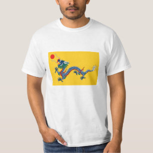 T-shirt 大清国旗 de drapeau de dragon de dynastie de Q
