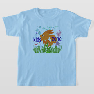T-SHIRT 水中のお友達 キッズ用Tシャツ
