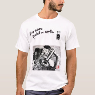 T-SHIRT 水墨画家であり詩人の「松元えるく」オリジナルＴシャツです。