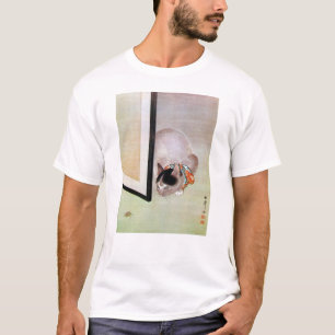 T-shirt 猫と蜘蛛, chat de 東皐 et araignée, Toko