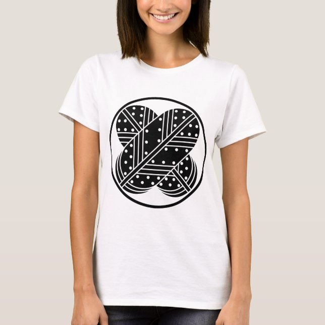 T-SHIRT 糸輪に斑いり違い鷹の羽 (Devant)