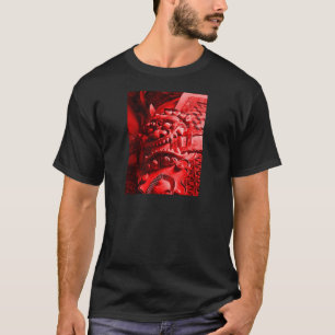 T-shirt 赤鬼 samouraï de masque d'Oni