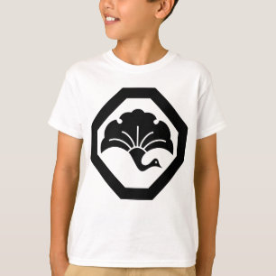 T-SHIRT 隅切り角に銀杏鶴