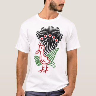 T-SHIRT 麻雀牌 1索 イーソウロゴのみ-01