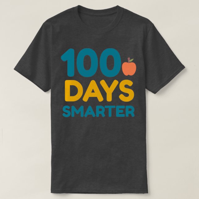 T-shirt 00 Jours Smarter 00 jours d'école (Design devant)