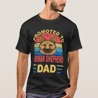 T-shirt 010 Promu Au Berger Allemand Papa