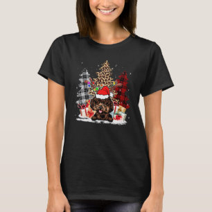 T-shirt 01 Chapeau de Père Noël Poodle Lumineux Buffalo Pl