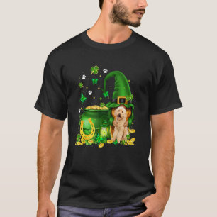 T-shirt 01 Gnome Chanceux U2013 Gnome Câlin Poodle Chien S