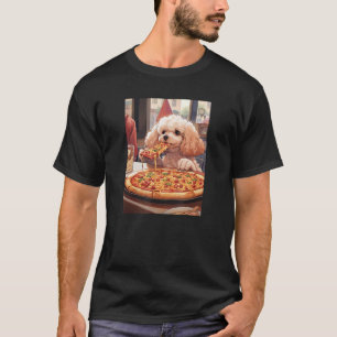 T-shirt 01 Pizza de caniche jouet Nourriture pour chien dr
