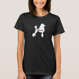 T-shirt 01 Poodle Amour Patte Drôle