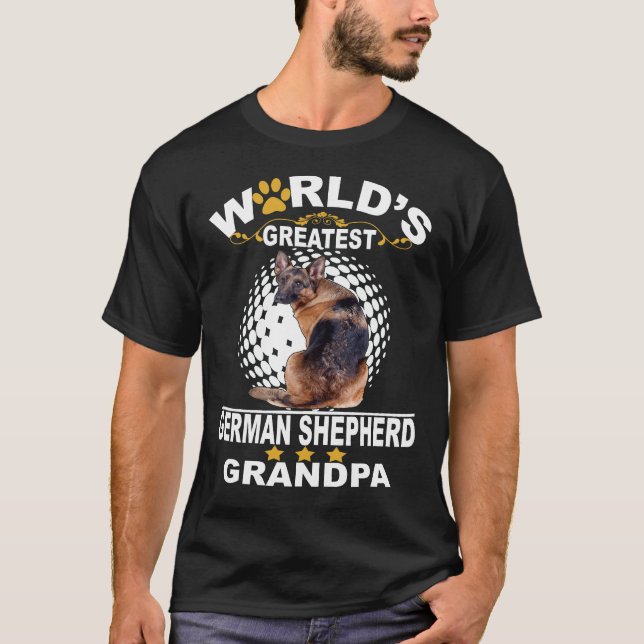 T-shirt 021 Grand-père berger allemand (Devant)