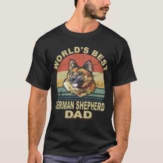 T-shirt 021 Meilleur Berger Allemand au monde Vintage